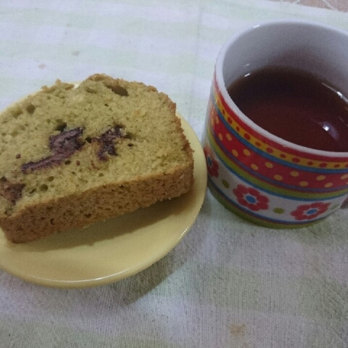 抹茶チョコチップケーキ